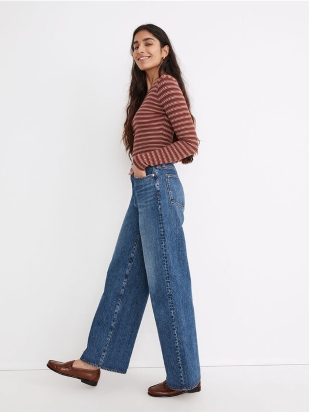 Madewell Superwide-Leg Jeans in Desota Wash - Picture 4 of 9